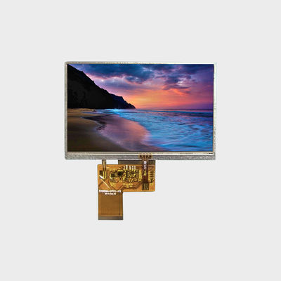 Display LCD RGB de tamanho médio e pequeno de 5,0 polegadas 800×480 600Nits para dispositivos portáteis