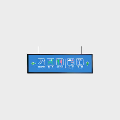 47Display LCD de publicidade de dois lados de 0,6 polegadas 1920*360