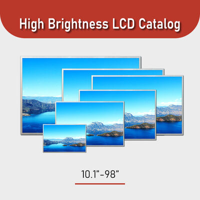 10.1-98" Dimensão do painel Alto brilho Display LCD com 700-5000 Typ.