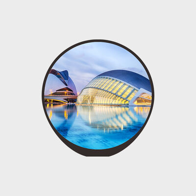 Definição redonda da exposição 360*360 do LCD de 1,8 polegadas com temperatura larga do apoio do IPS