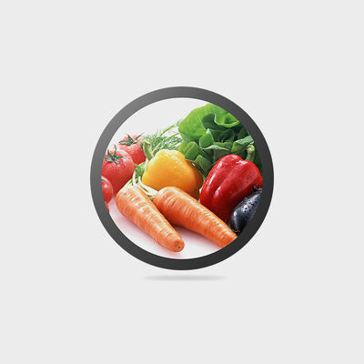 Temperatura larga redonda da definição da exposição 1080*1080 do LCD de 8,2 polegadas