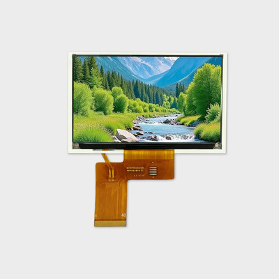 Solução pequena do LCD de 4,3 polegadas com brilho do apoio 1000nits da relação de 800*480 RGB