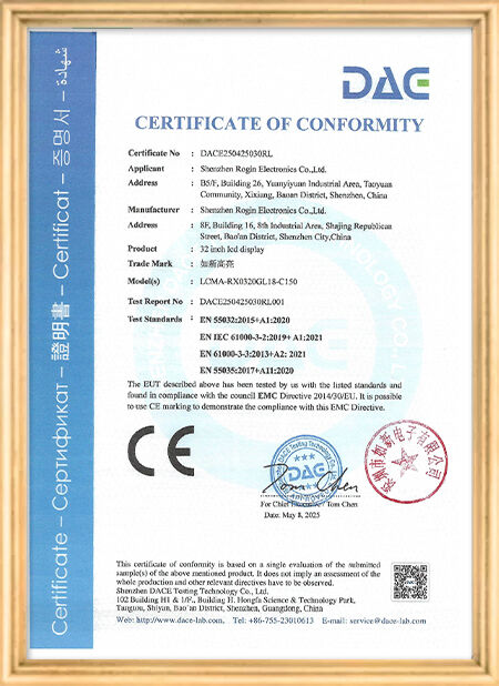 China Shenzhen Rogin Electronics Co., Ltd. Certificações