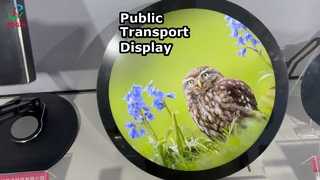 Rogin Nova chegada tela LCD redonda de 8,2 polegadas com resolução 1080 * 1080.